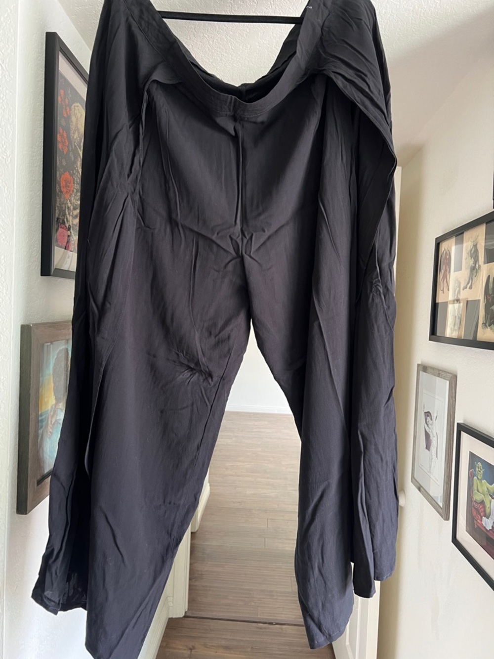 Fashion Nova Black Wide Leg Jumpsuit Pants